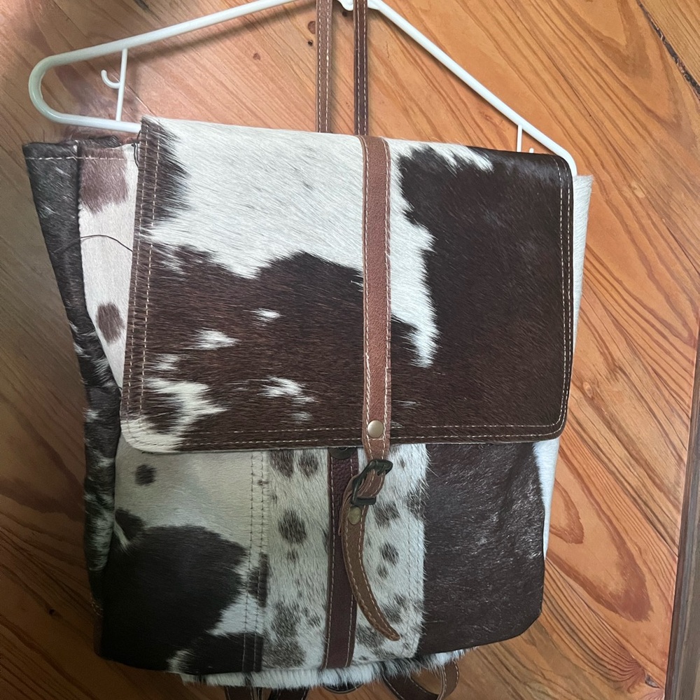 Cowhide Leather Backpack
